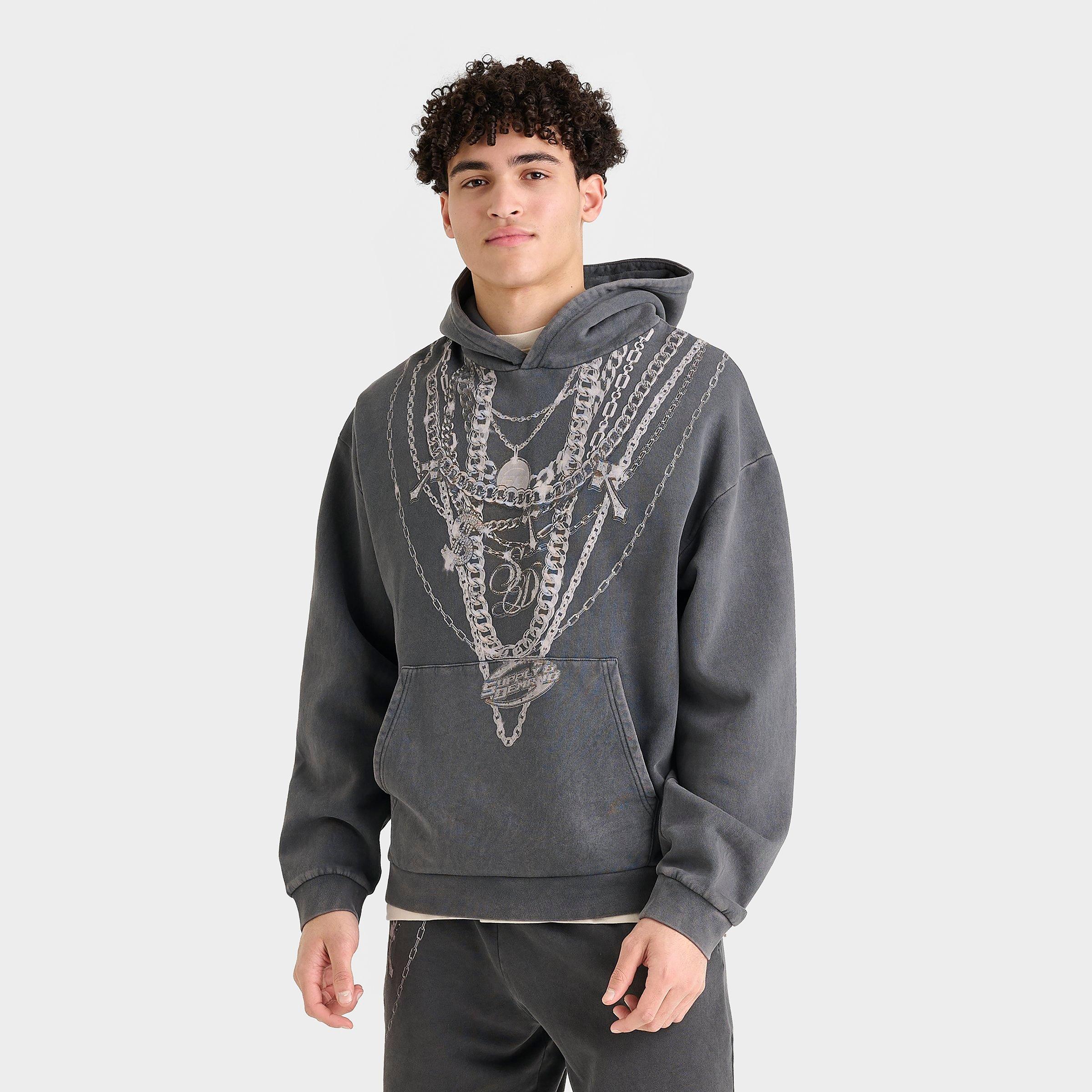 Supply & Demand Men's Chainz Graphic Fleece Pullover Hoodie