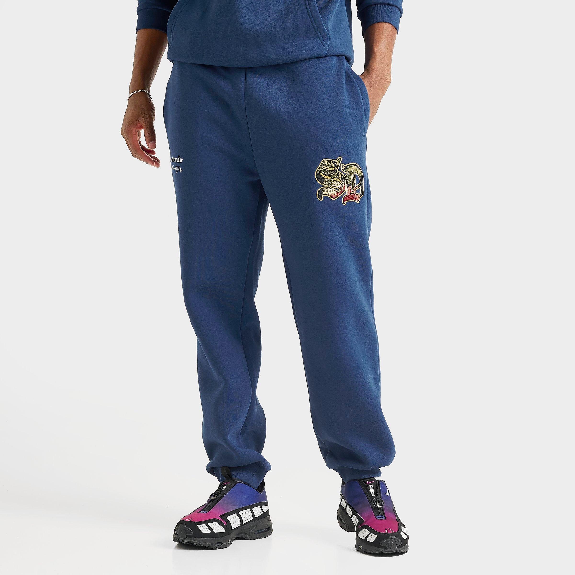 Supply & Demand Men's Floral Logo Fleece Jogger Pants
