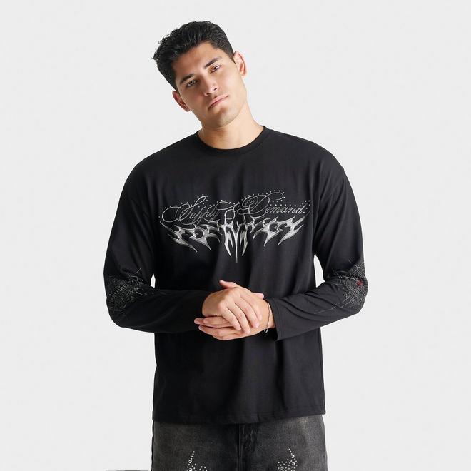Men's Supply & Demand Twist Graphic Long-Sleeve T-Shirt