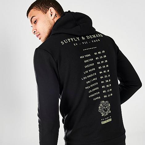 Supply And Demand Men's Caution Hoodie In Black