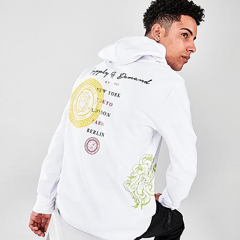 Supply And Demand Men's Stamp Hoodie In White