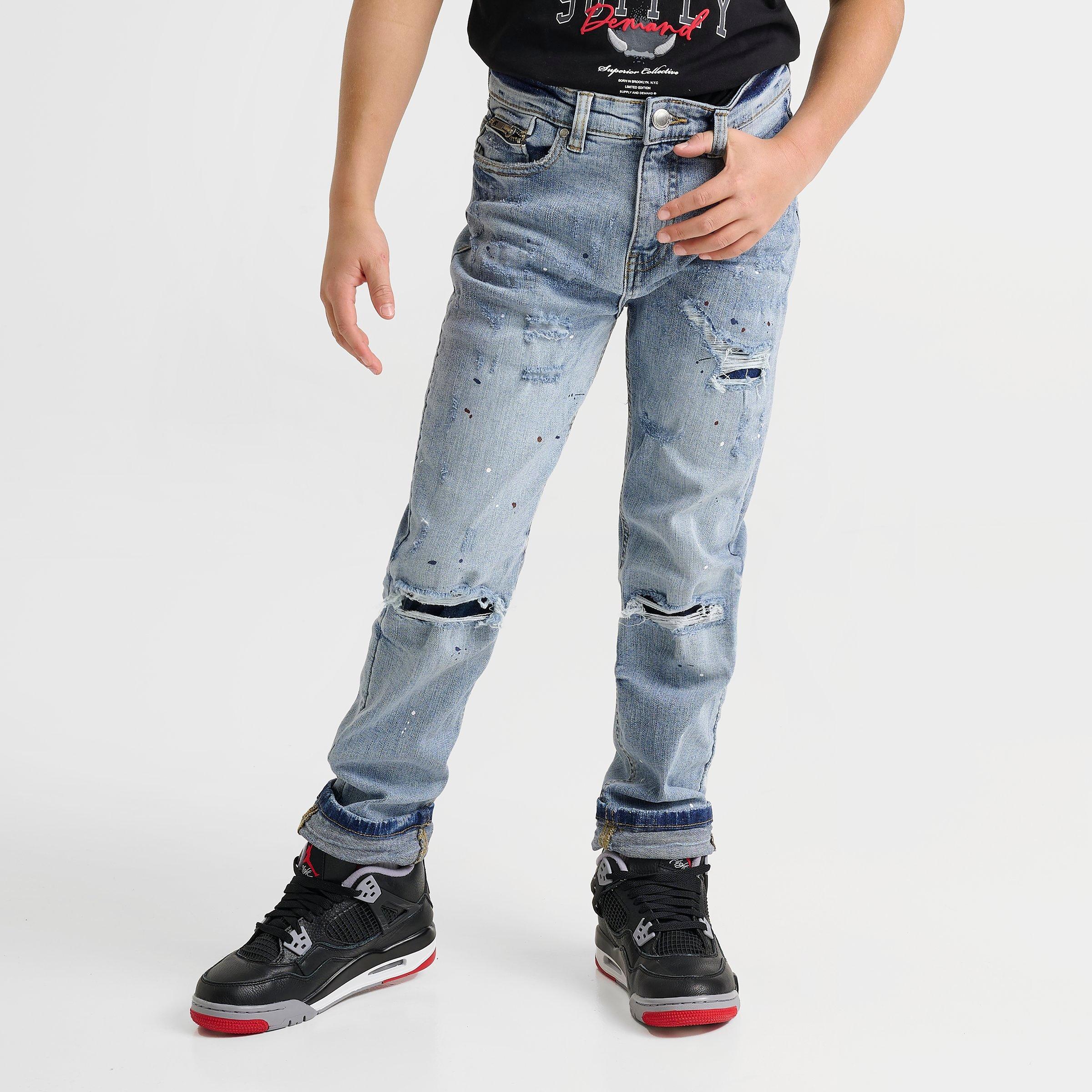 Supply And Demand Boys' Denver Jeans In Light Wash
