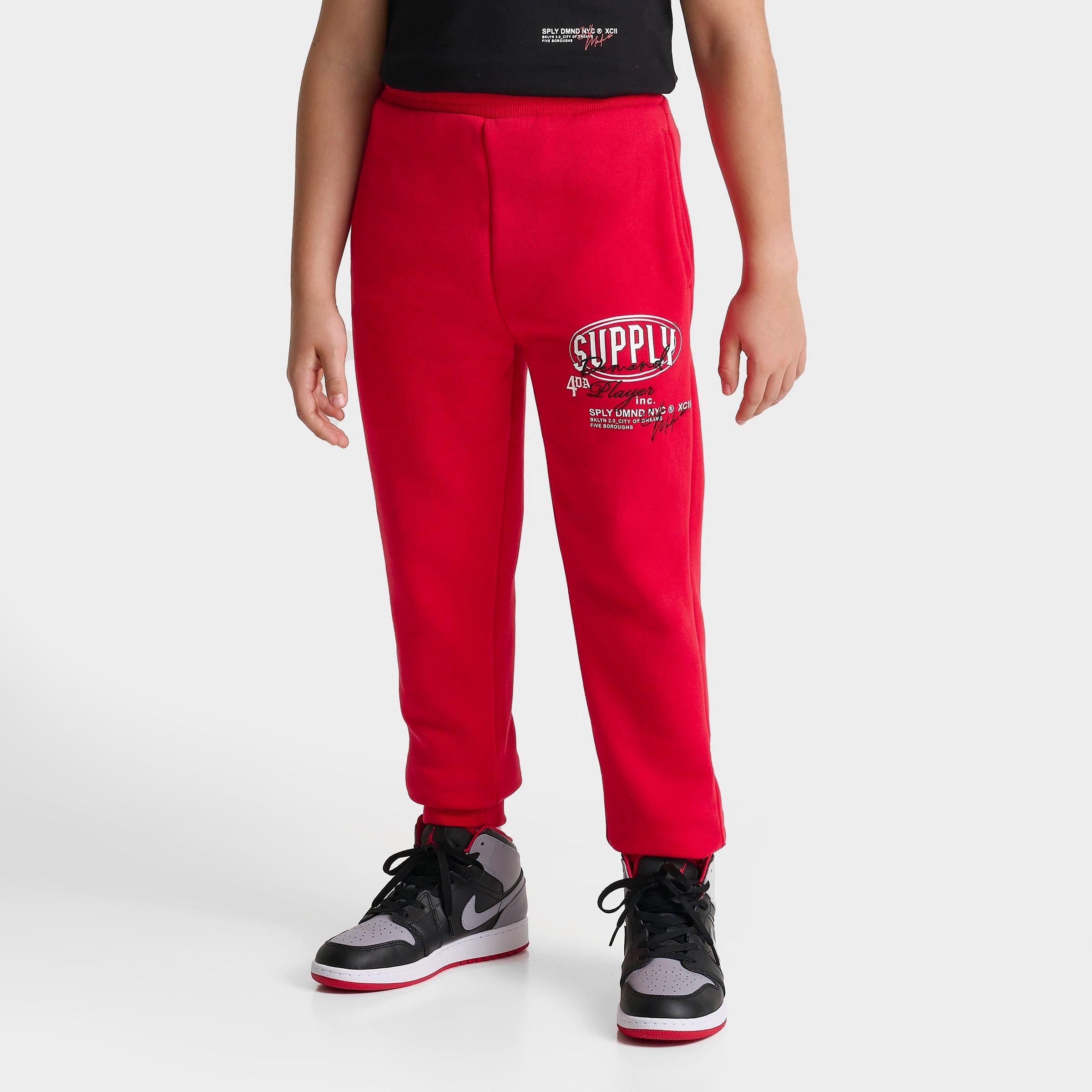 Supply And Demand Kids' Targon Jogger Pants In Red
