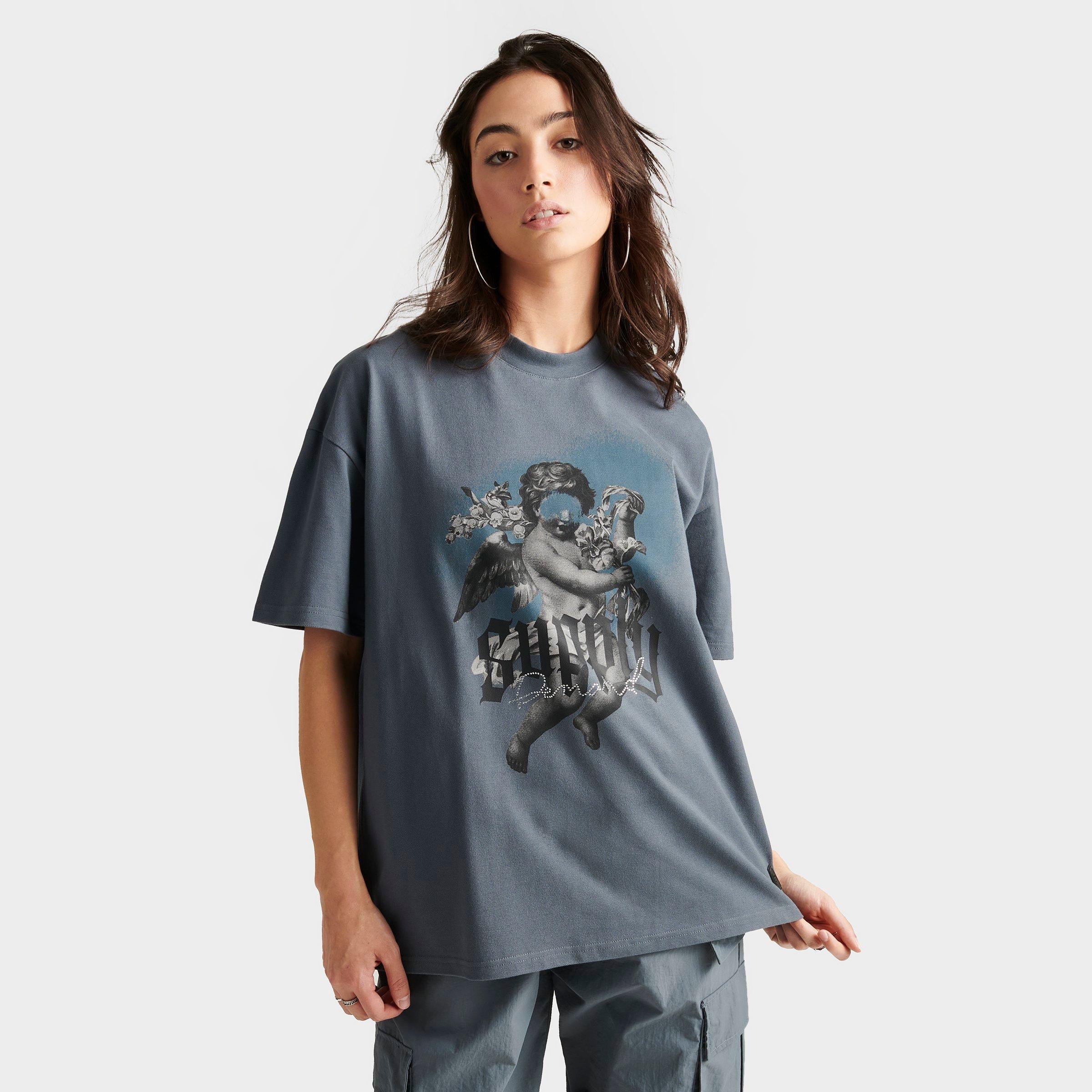 Supply And Demand Women's Lucid T-Shirt in Grey/Grey Size XS 100% Cotton