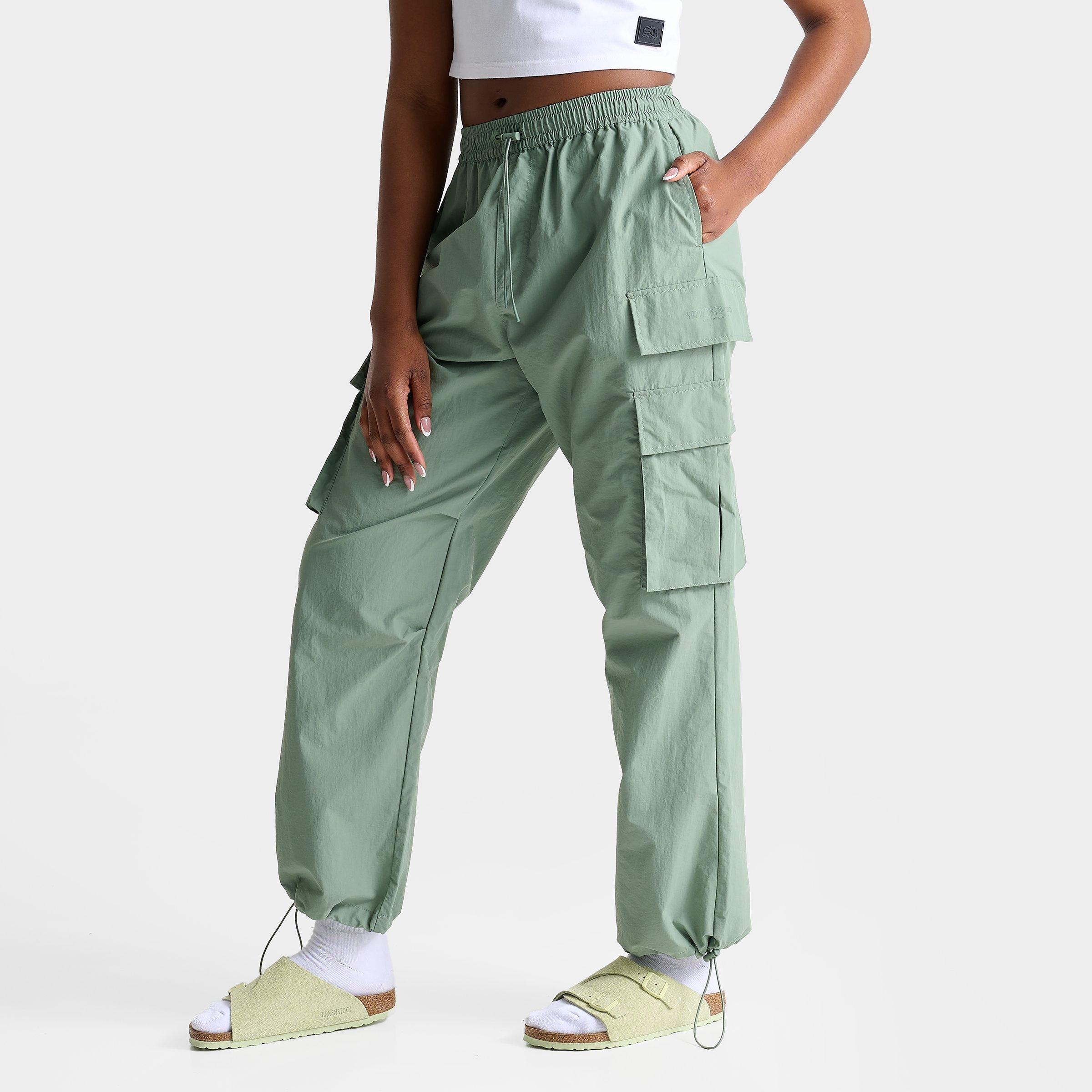 Supply And Demand Women's Astro Cargo Pants in Green/Sea Spray Size XS