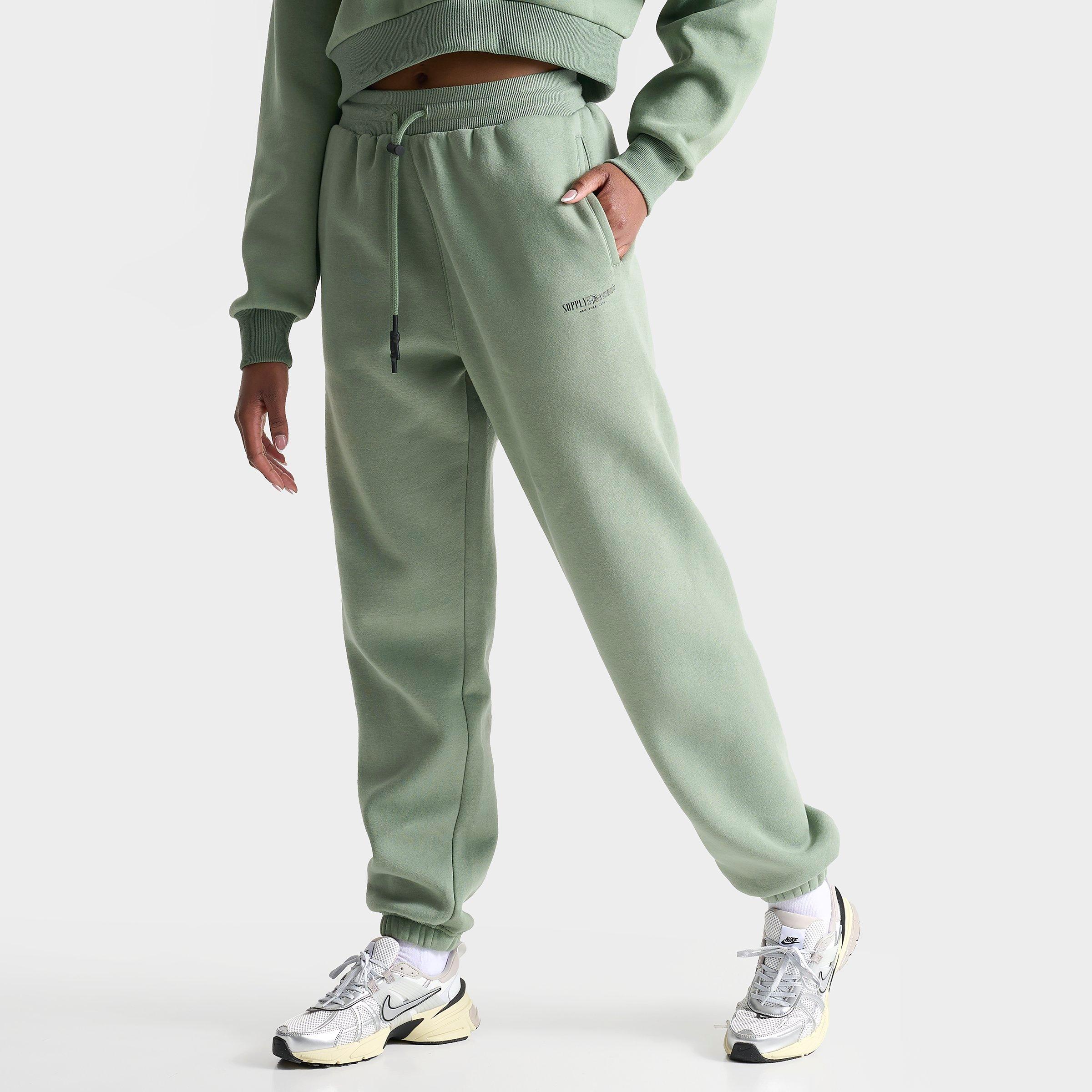 Supply And Demand Women's Astro Jogger Pants in Green/Sea Spray Size XS