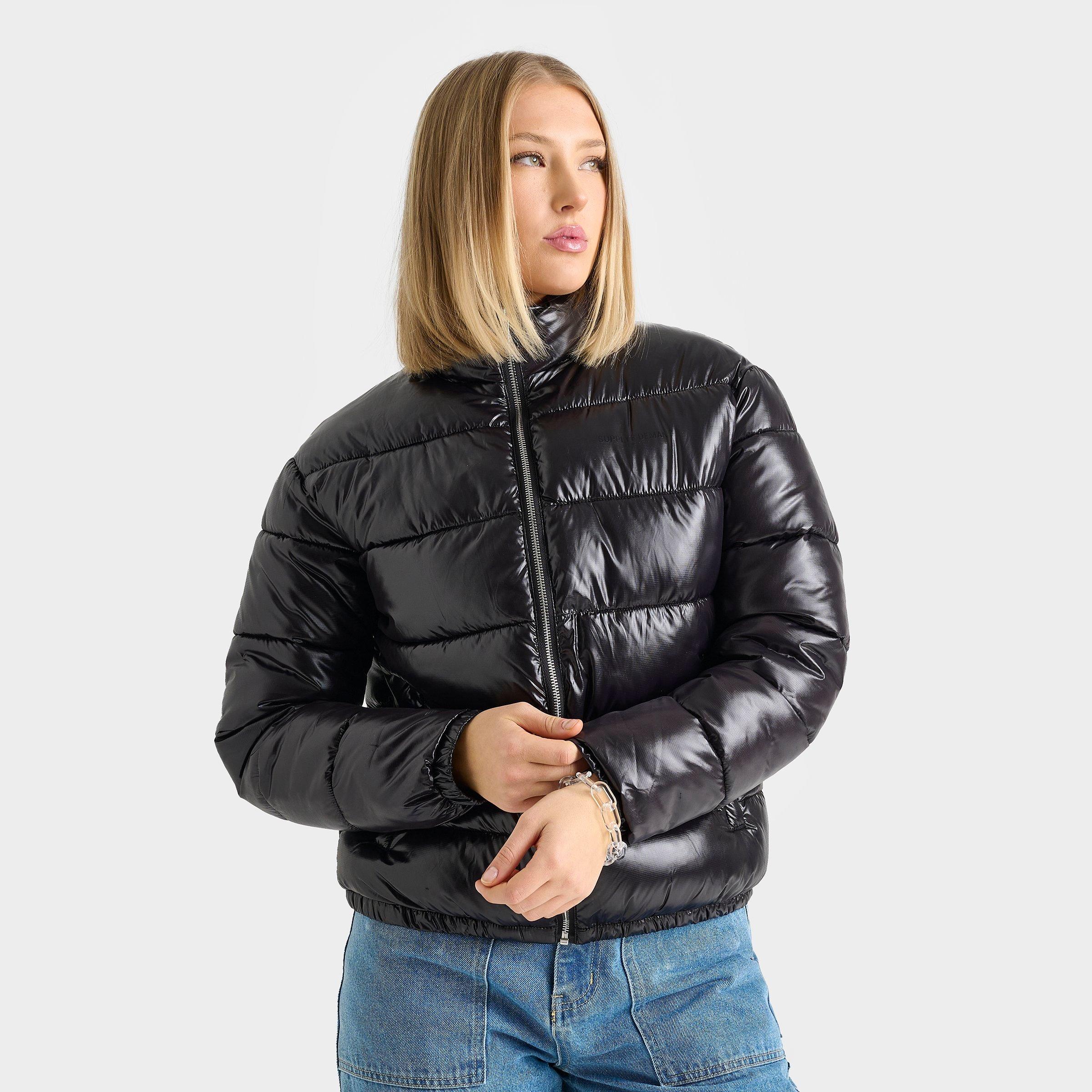 Supply And Demand Women's Shine Fog Jacket in Black/Black Size Small