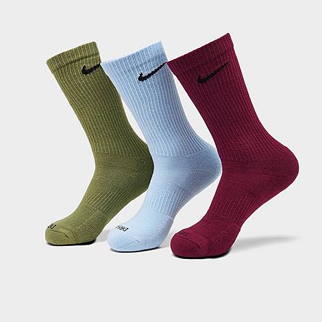 Nike Everyday Plus Cushioned Training Crew Socks (3-pack) In Multicolor