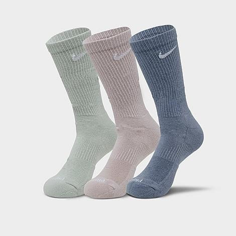 Nike Everyday Plus Cushioned Training Crew Socks (3-pack) In Multi