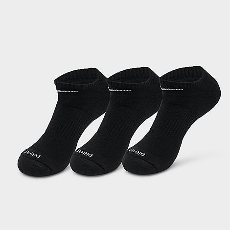Nike Everyday Plus Cushion Training No-show Socks (3 Pack) In Black/white