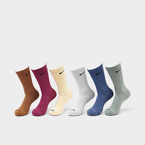 Nike Everyday Plus Cushioned Crew Training Socks (6-pack) In Multicolor