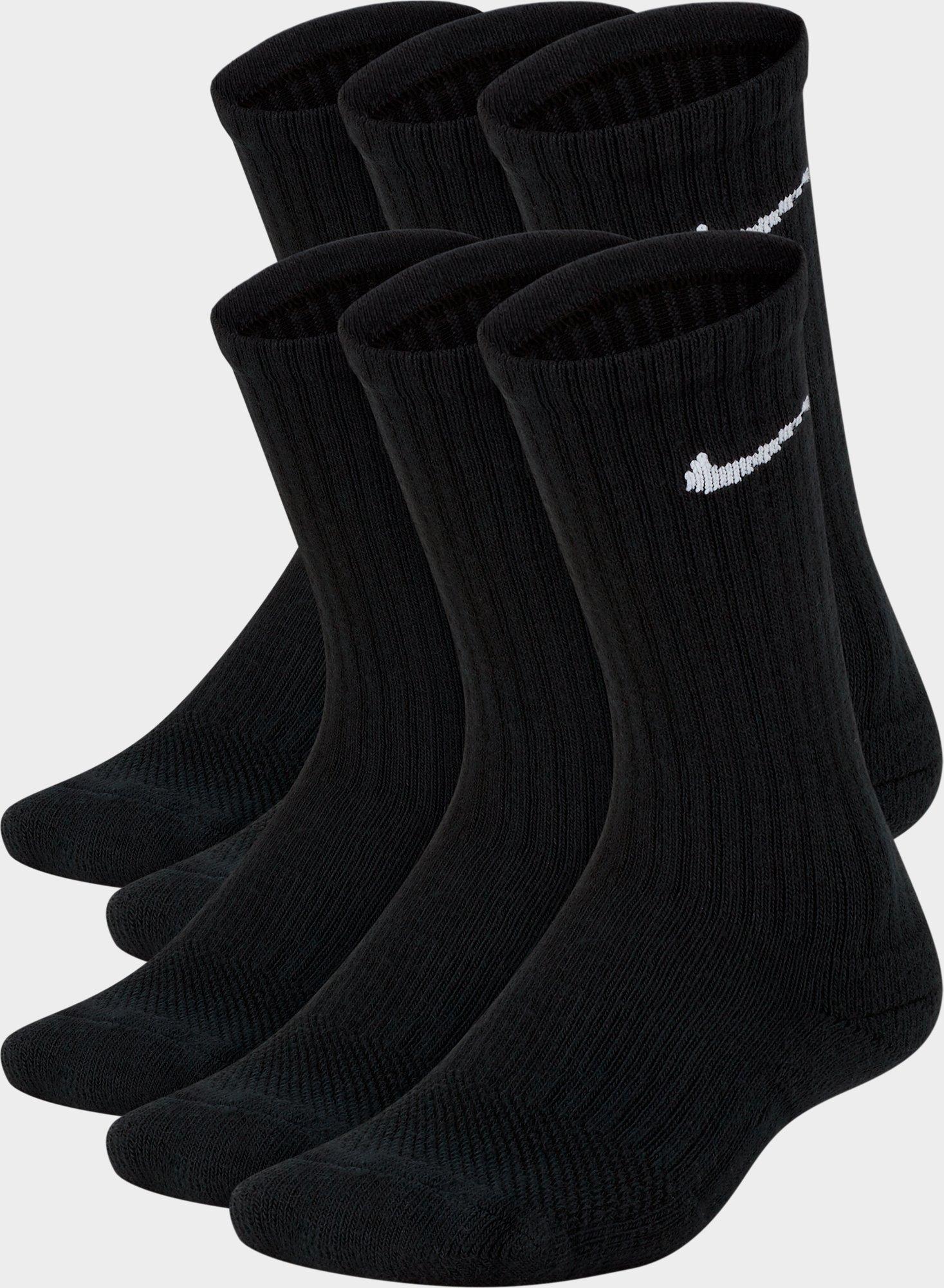 girls nike crew socks