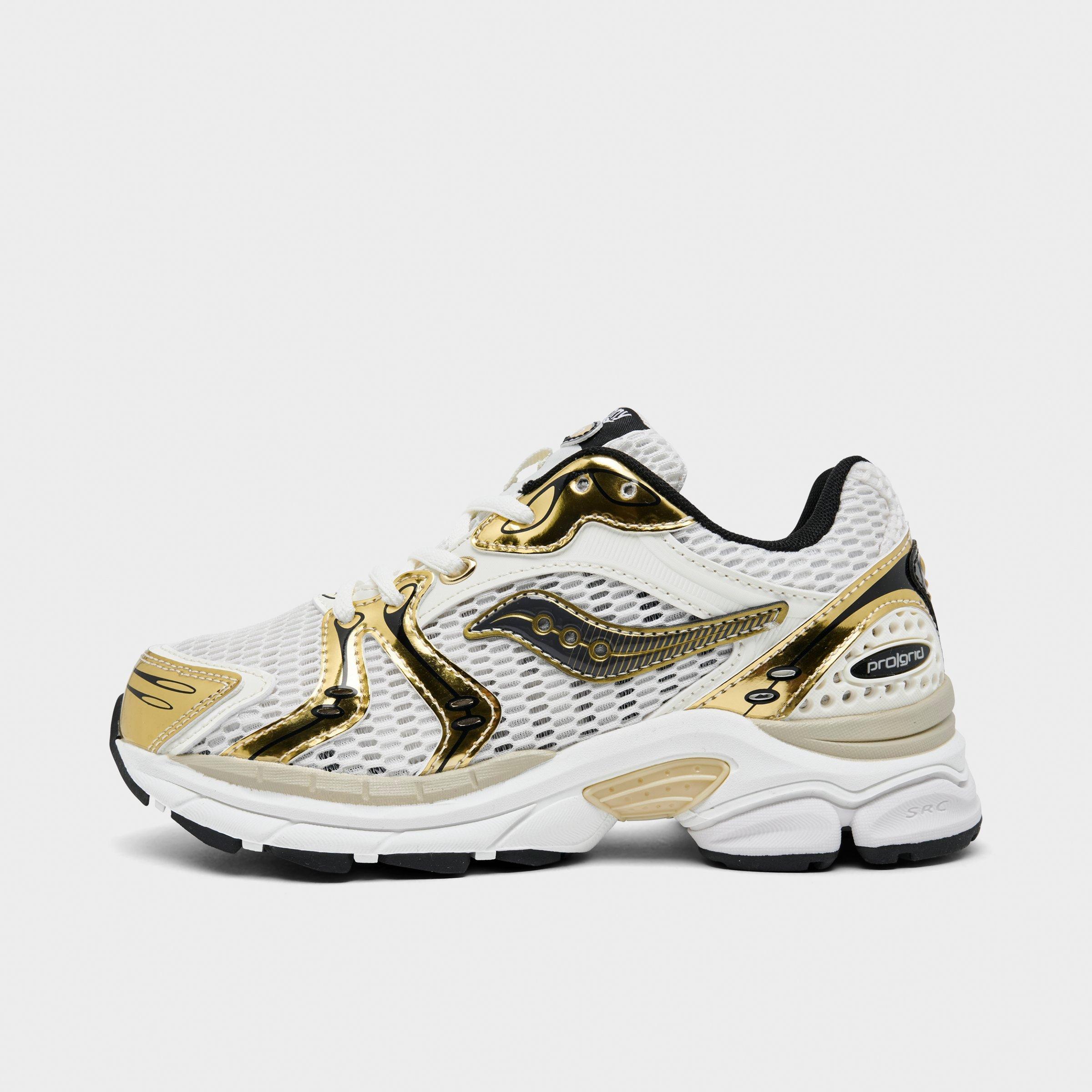 Saucony Little Kids Triumph 4 KDZ Casual Shoes in Gold Chrome Size: 1.0