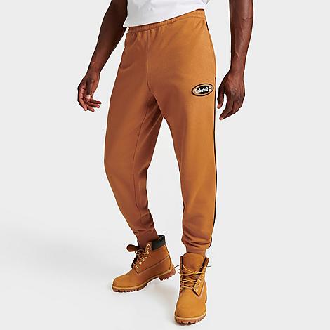 Timberland Men's Oval Logo Graphic Sweatpants In Wheat