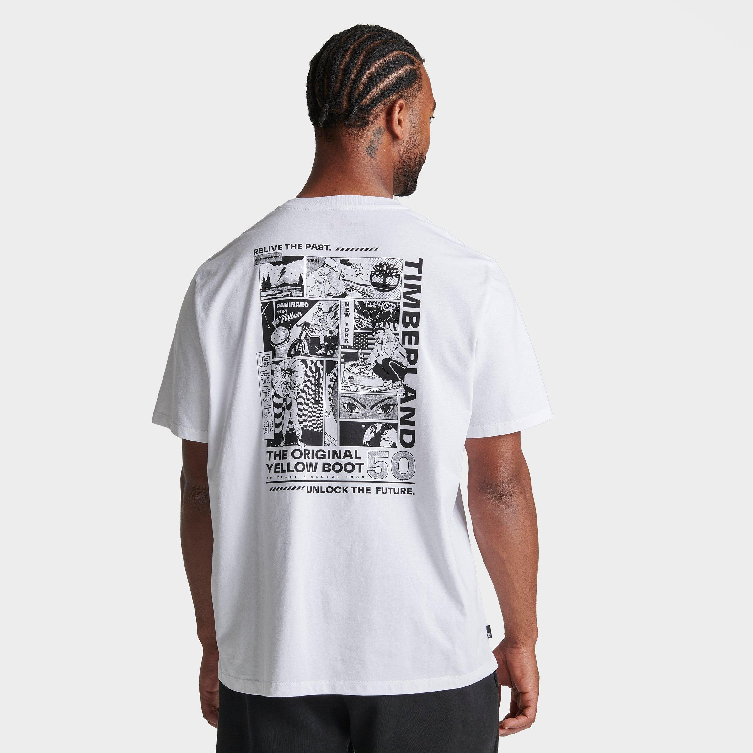 Timberland white t sales shirt