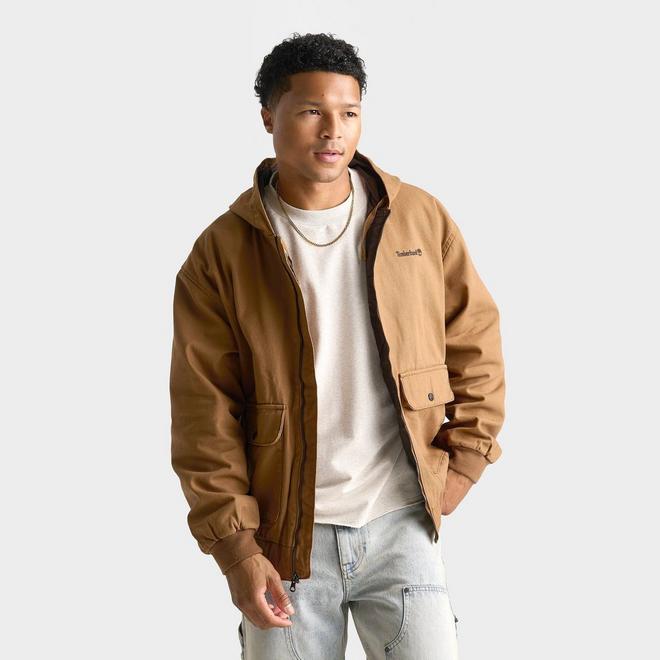 Men's Timberland Insulated Canvas Bomber Jacket