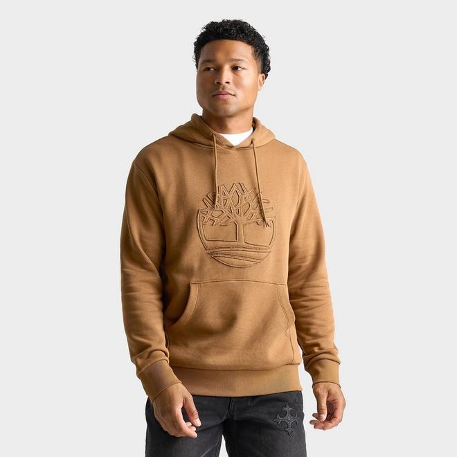 Men's Timberland Wareham Tree Logo Patch Fleece Pullover Hoodie