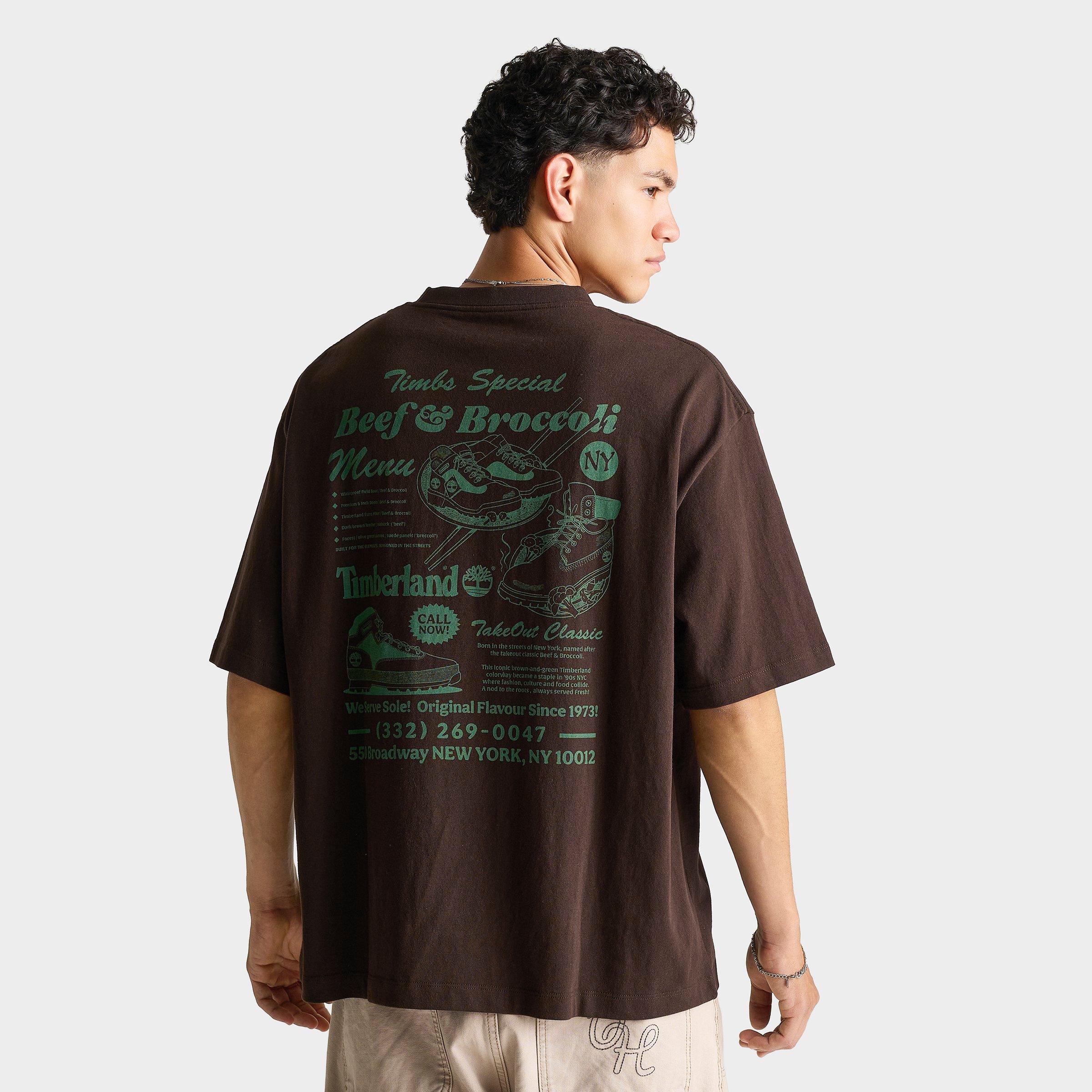 Timberland Men's Beef & Broccoli Graphic T-Shirt