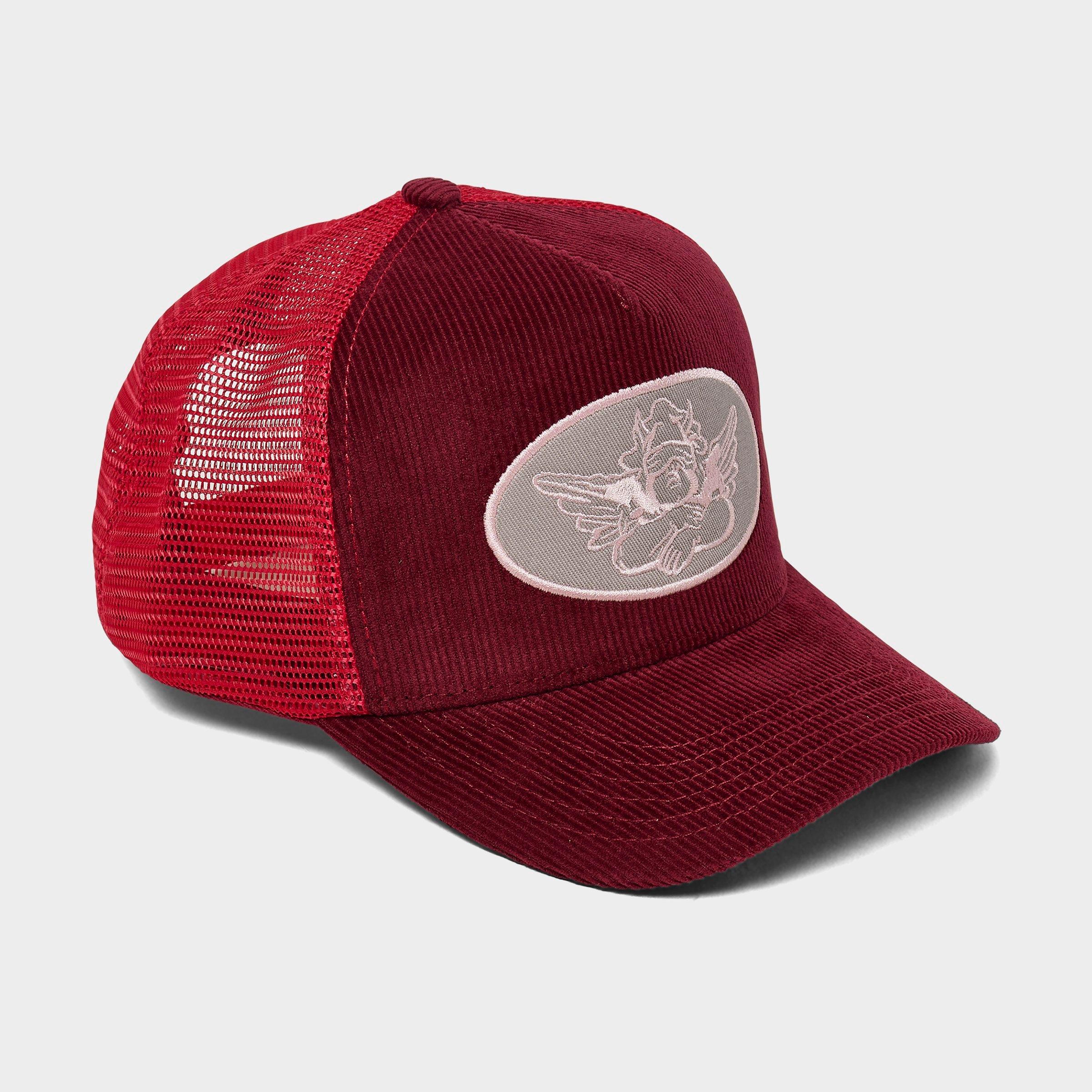 Lie Merlot Corduroy Trucker Hat