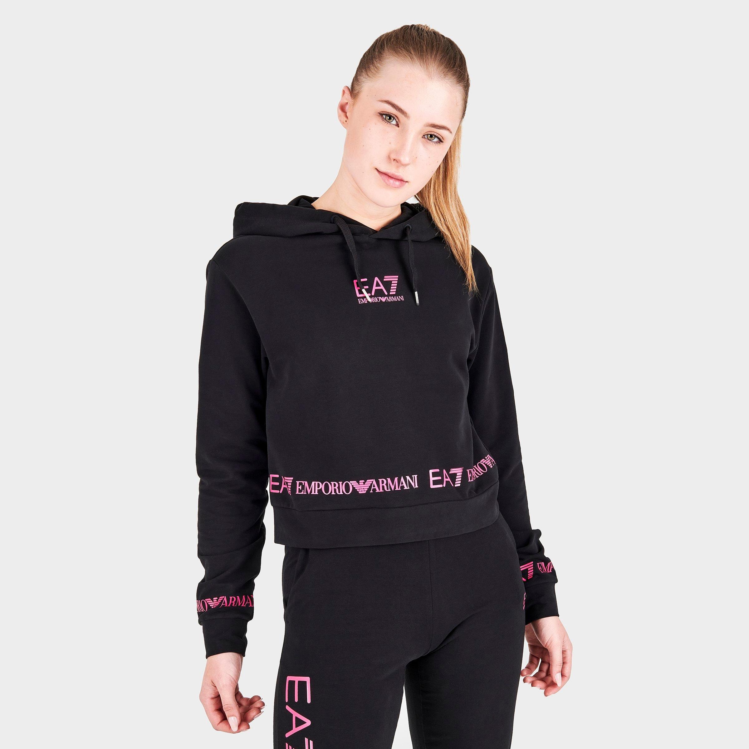 Armani cropped online hoodie