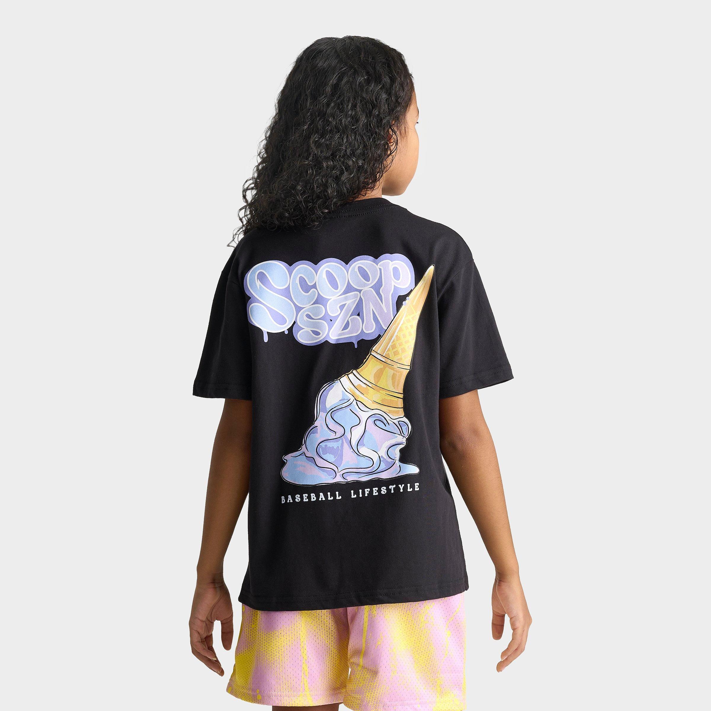 Baseball Lifestyle 101 Big Kids Baseball Lifestyle Scoop Dreams T-Shirt