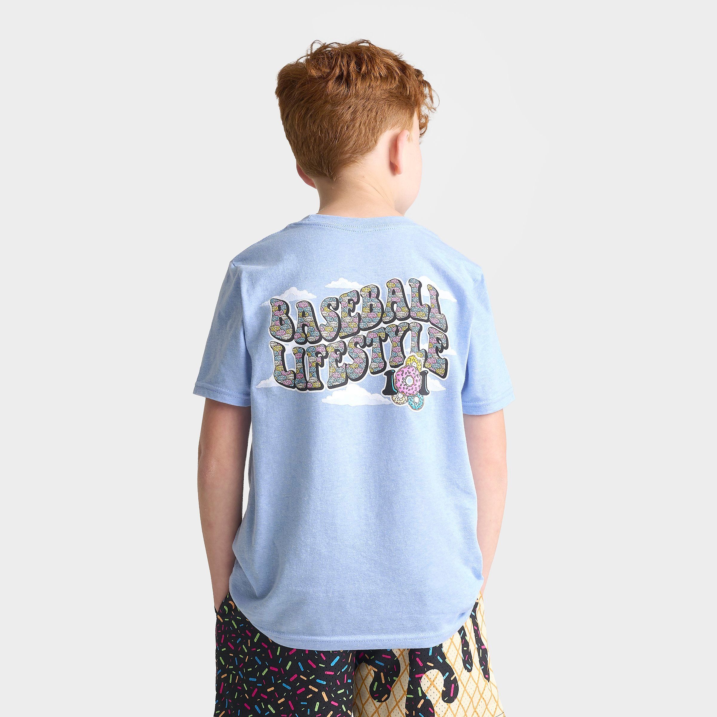 Baseball Lifestyle 101 Big Kids Sugar Rush Donut T-Shirt