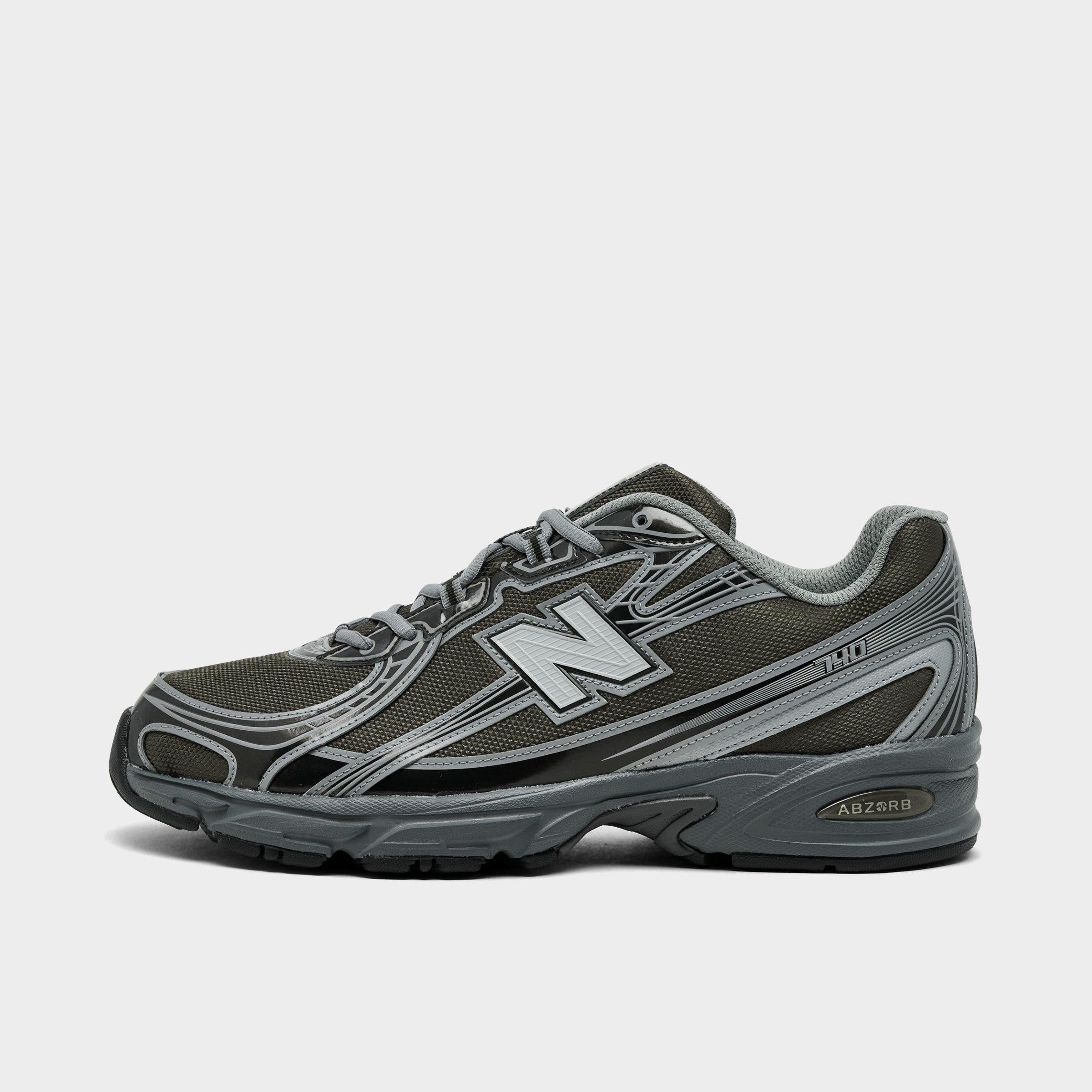 New Balance Men's 740 Casual Shoes in Black Metallic/Castlerock Size: 9.5