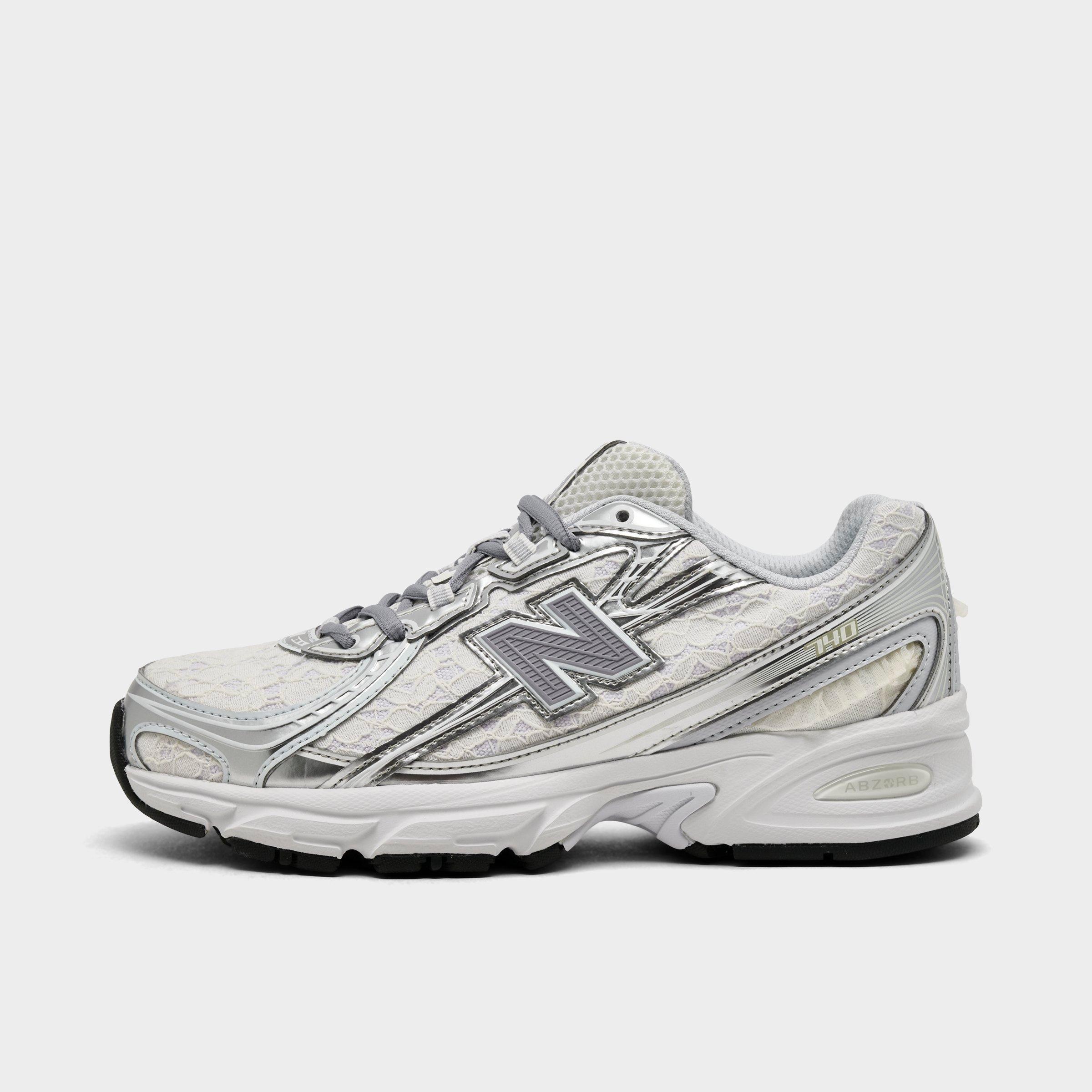 New Balance Women's 740 Lace Casual Shoes in Lace/Silver Metallic/Linen Size: 7.0
