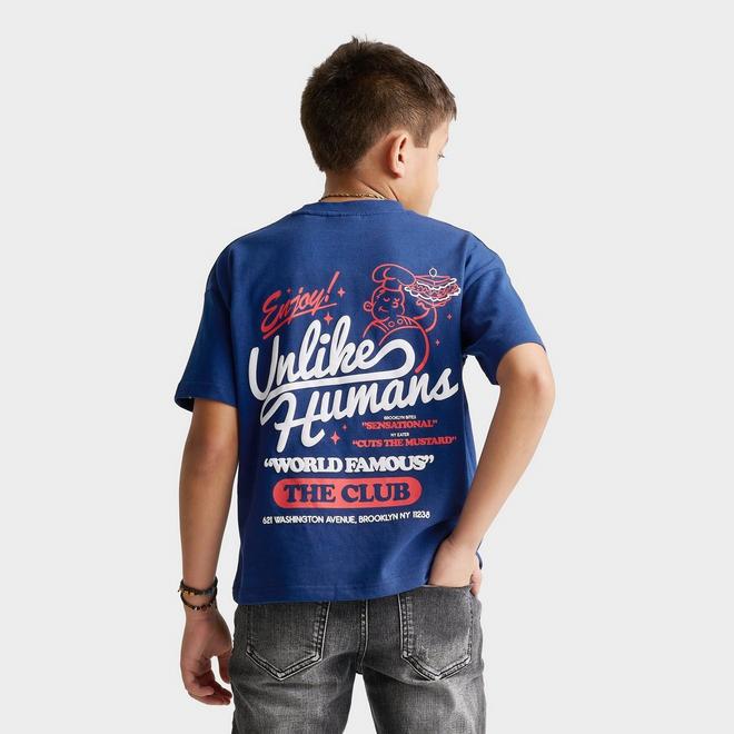 Big Kids' Unlike Humans Club Deli T-Shirt