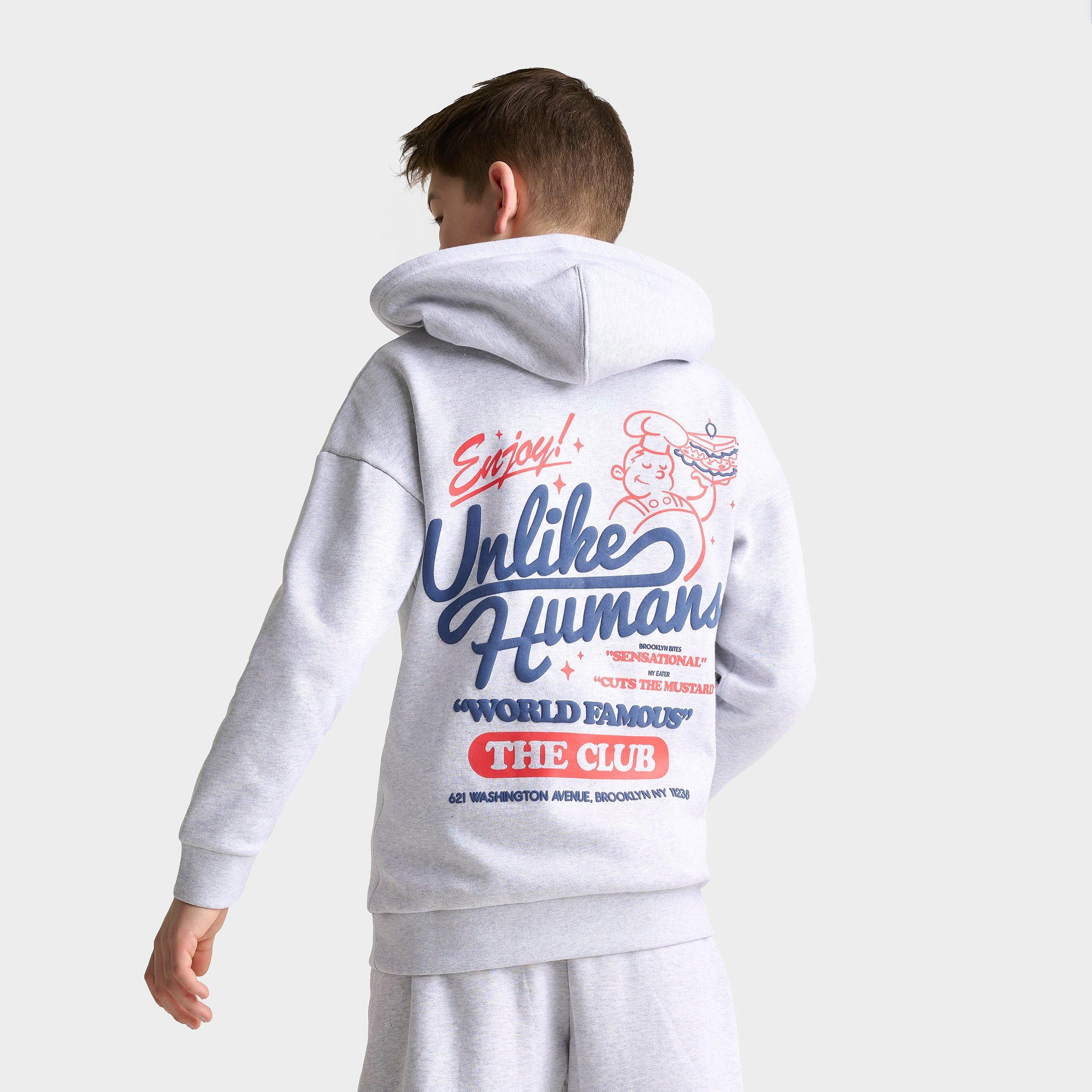Unlike Humans Big Kids Club Deli Pullover Hoodie