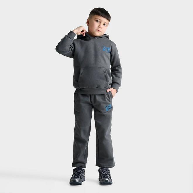 Little Kids' Unlike Humans Never Look Back Pullover Hoodie and Sweatpants Set