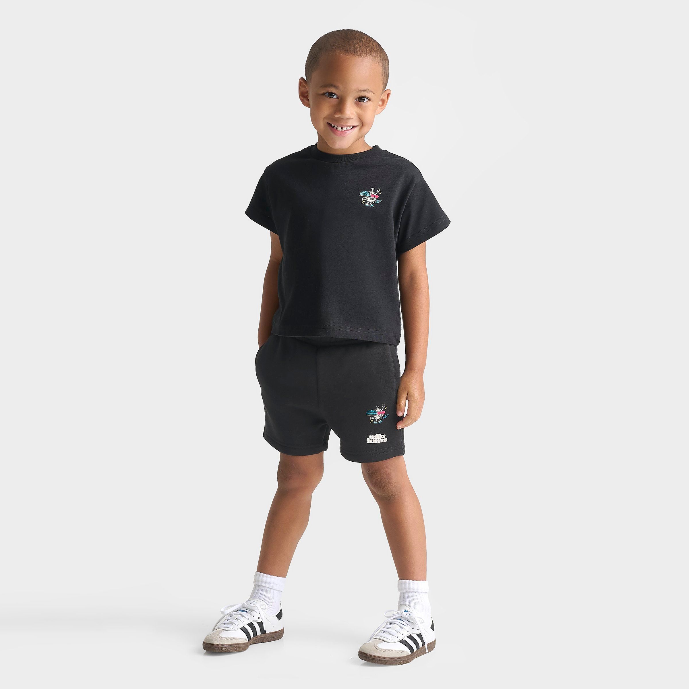 Unlike Humans Kids Toddler Summer Party T-Shirt and Shorts Set