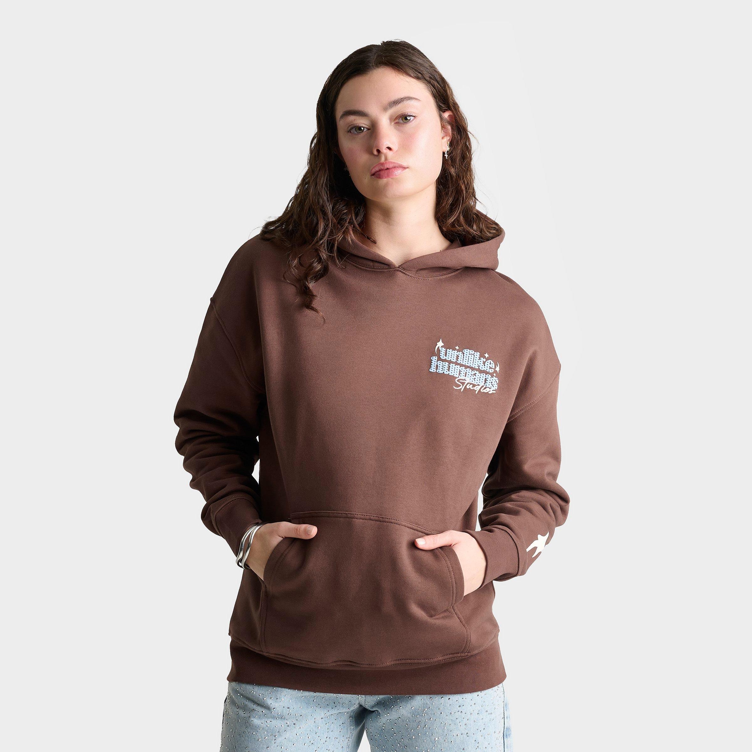 Unlike Humans Women's Studios Polka Dot Graphic Pullover Hoodie