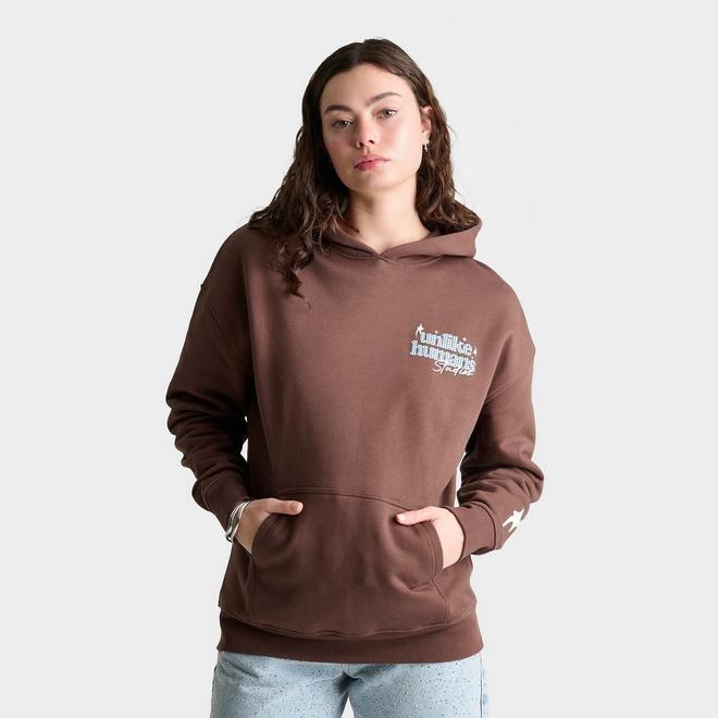 Women's Unlike Humans Studios Polka Dot Graphic Pullover Hoodie