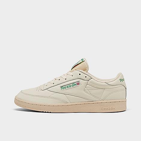 Reebok Men’s Club C 85 Vintage Casual Shoes in Off-White/Chalk Size 5.5 Leather