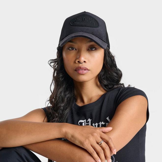 Von Dutch Velvet Trucker Hat