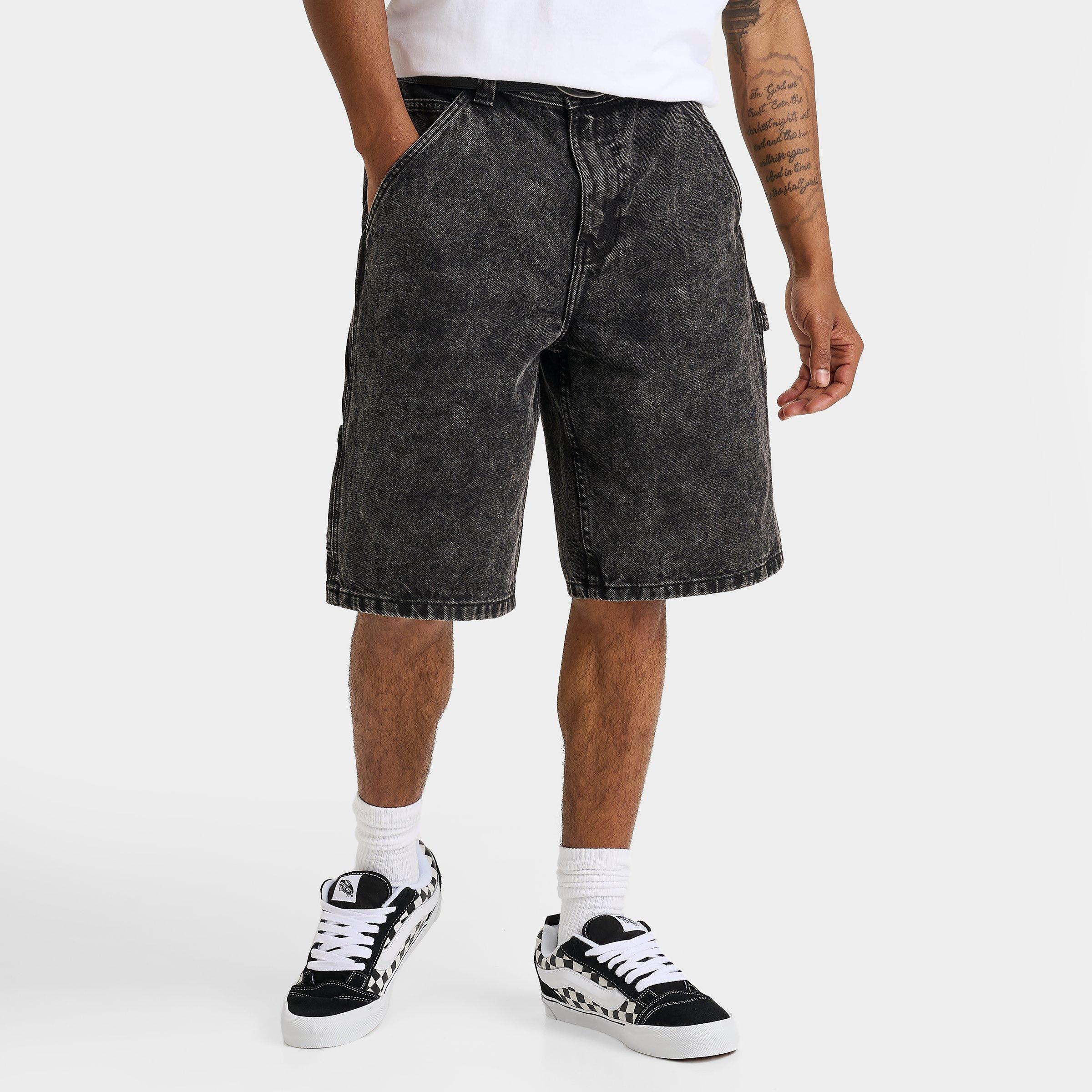 Vans Men's Drill Chore Loose Denim Shorts in Black/Stonewash Black Size 34 100% Cotton/Denim