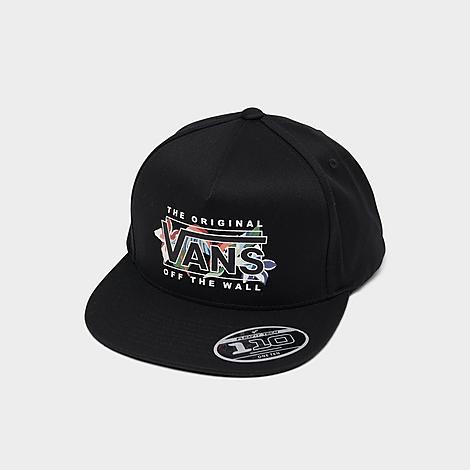 Vans Lucid Floral 110 Snapback Hat In Black