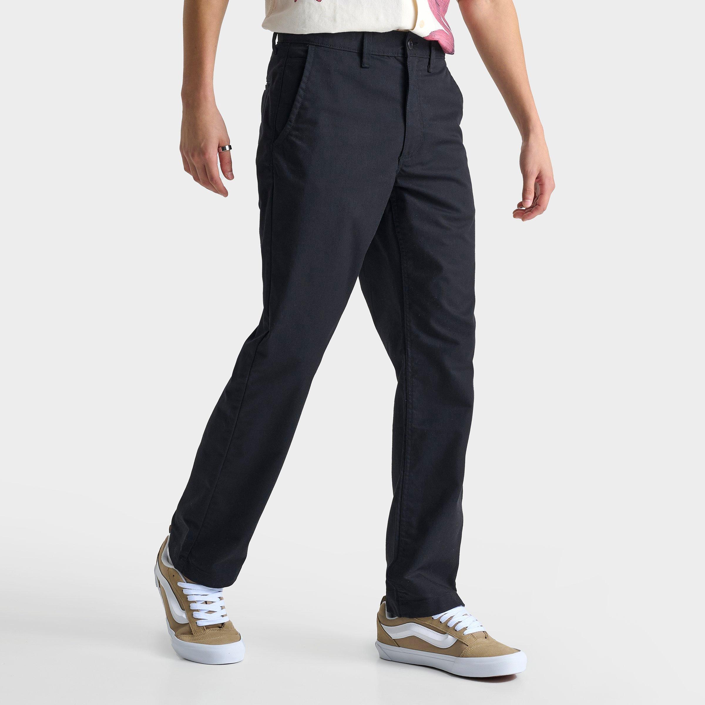 Vans Men's Authentic Relaxed Chino Pants in Black/Black Size 32X30 Cotton/Polyester/Spandex