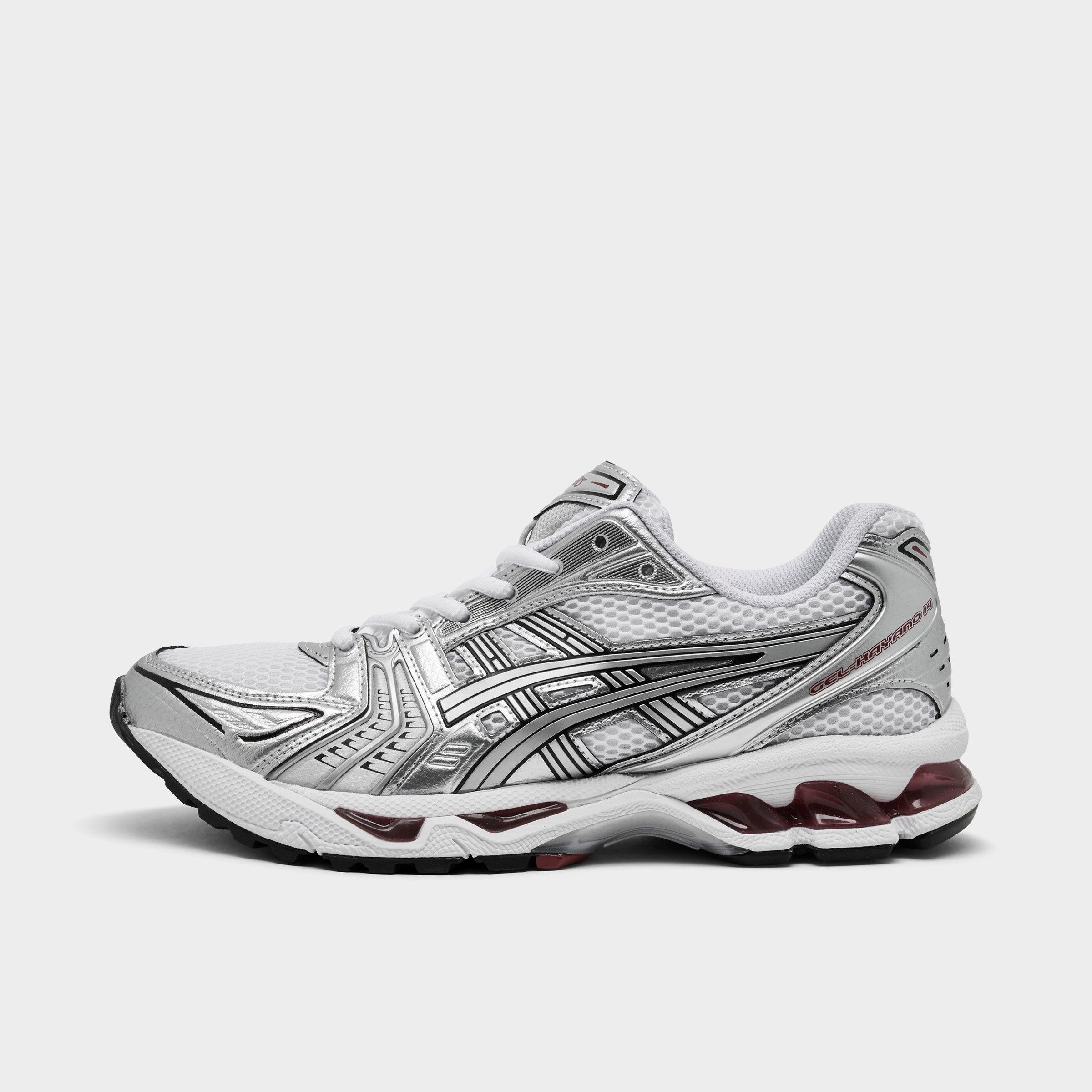 Women's ASICS GEL-Kayano 14 Casual Shoes in White/Red Size: 10.0