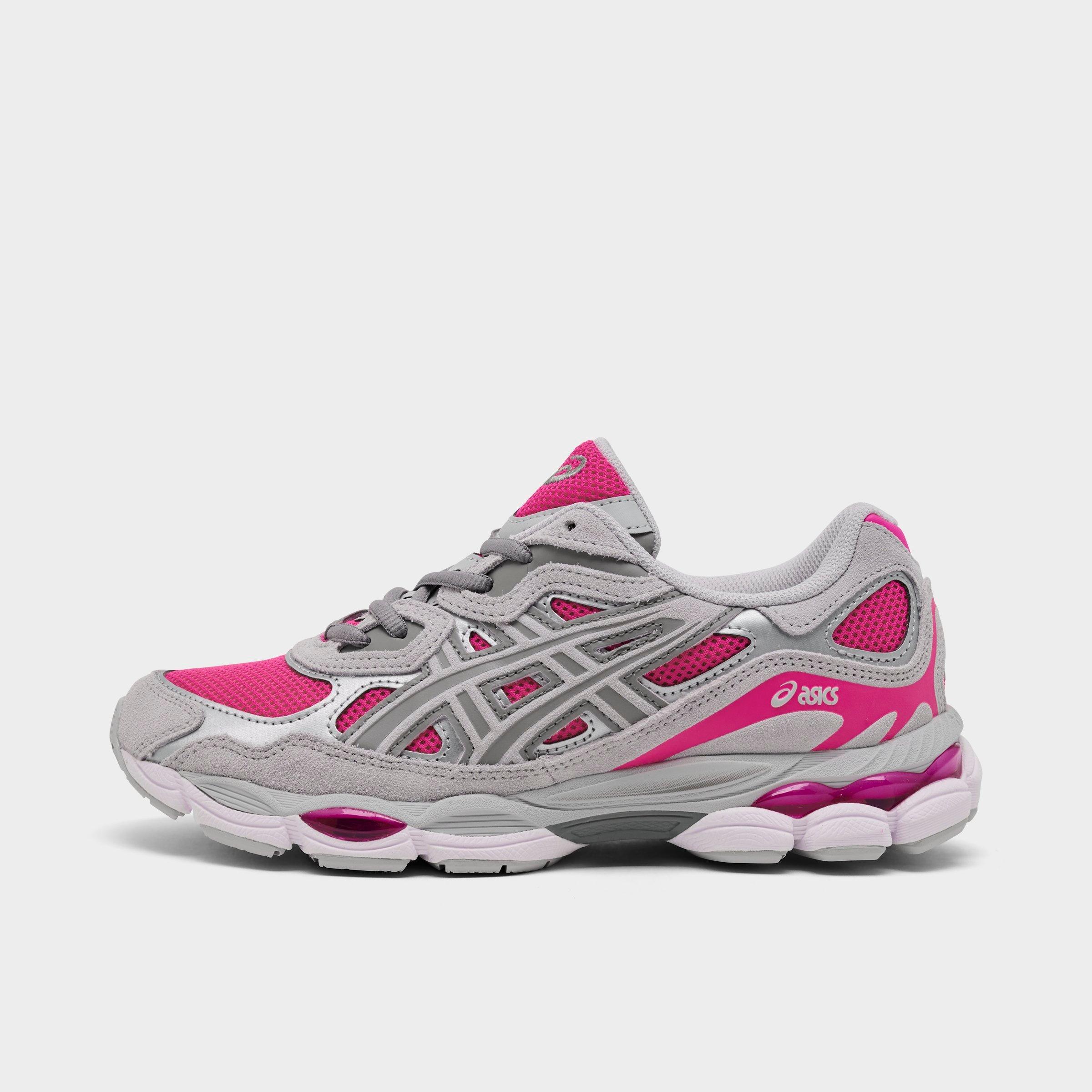 Women's ASICS GEL-NYC Casual Shoes in Pink Glo/Concrete Size: 8.0