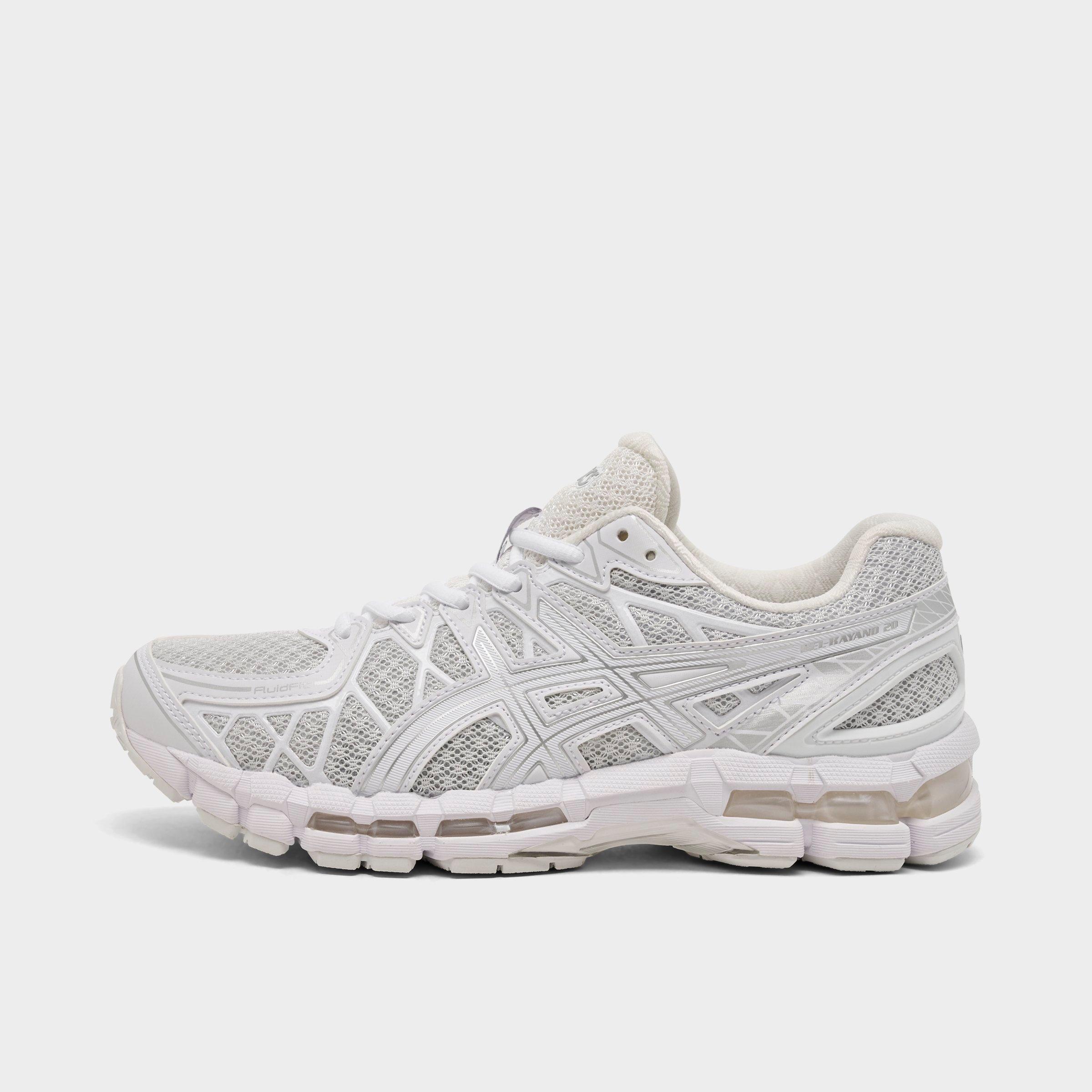Women's ASICS GEL-Kayano 20 Casual Shoes in Glacier Grey/White Size: 8.0