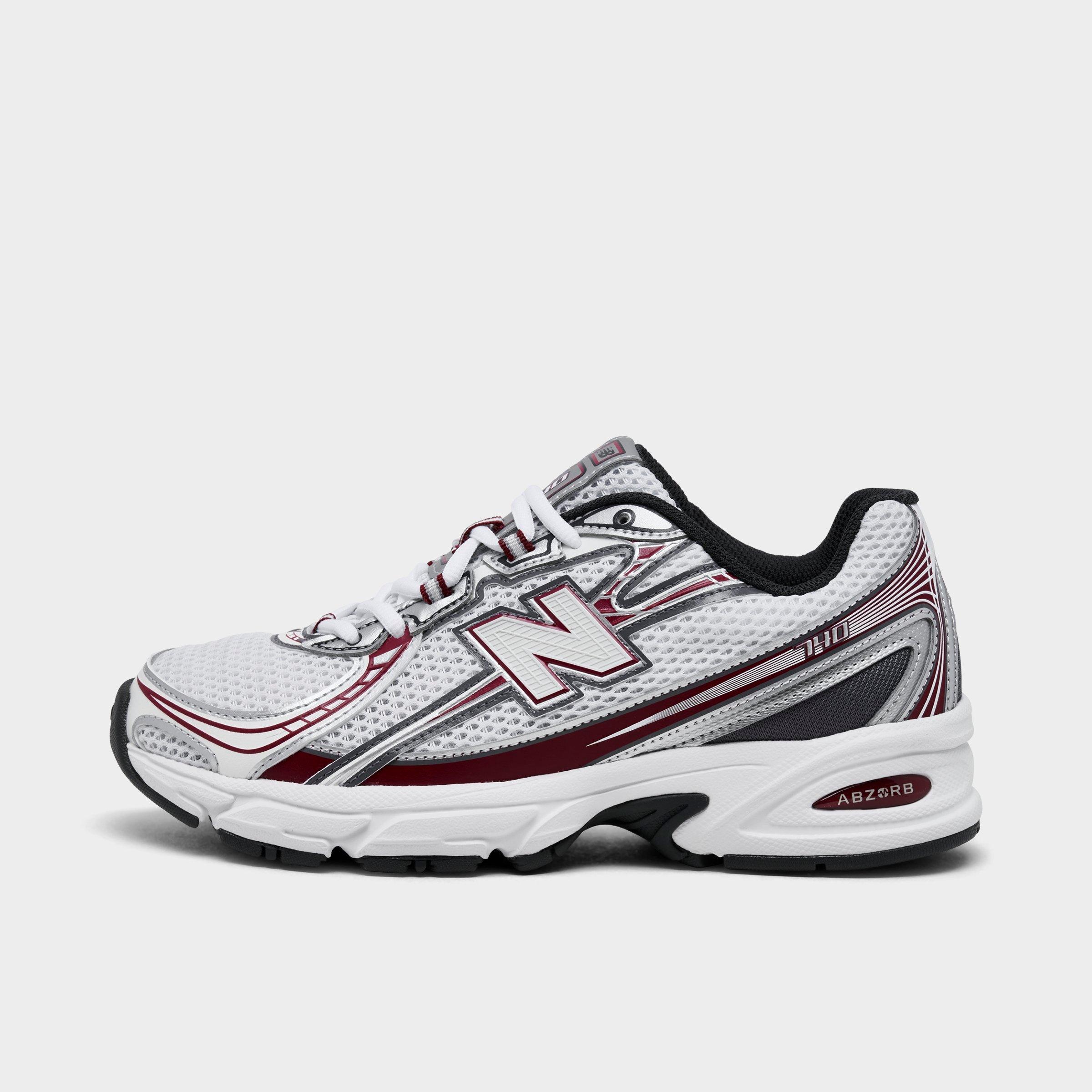 New Balance Women's 740 Casual Shoes in Mercury Red/White/Castlerock Size: 5.5