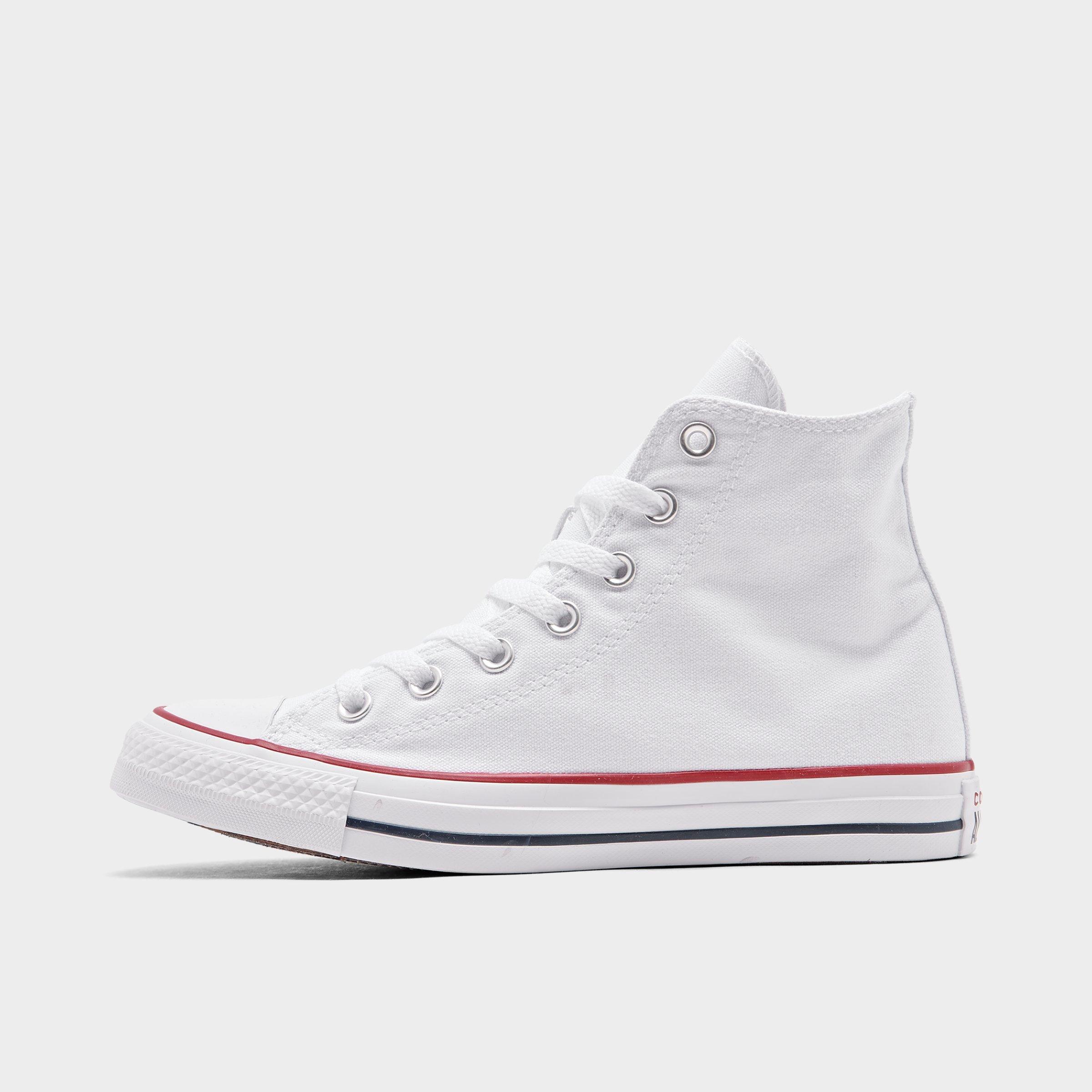 Converse Women's Chuck Taylor All Star High Top Casual Shoes in Optical White Size: 6.0