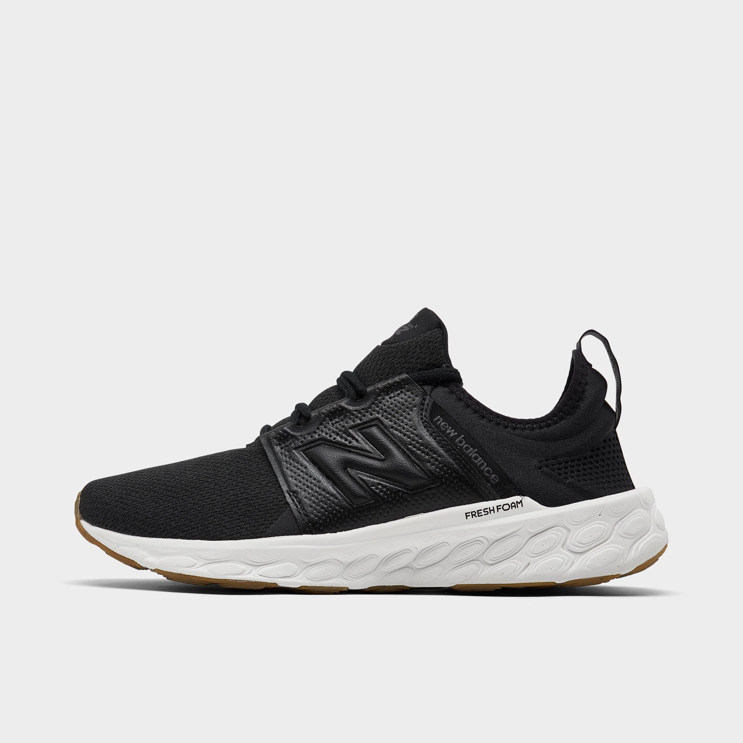 New Balance Fresh Foam X Cruz V3 Womens Mesh Lace Up Running & Training Shoes In Black/blacktop