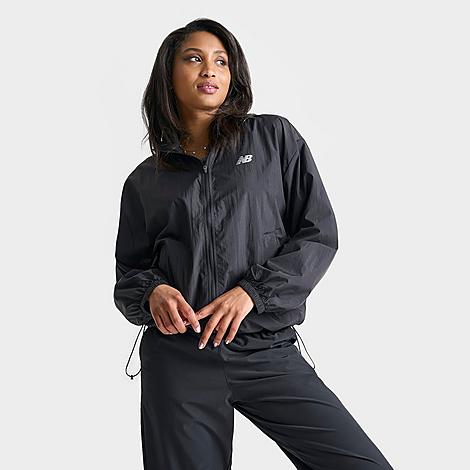 New Balance Women's Athletics Packable Woven Jacket In Black
