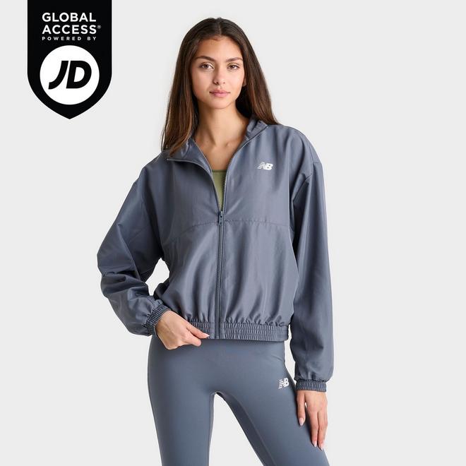 Women's New Balance Linear Woven Jacket | Finish Line