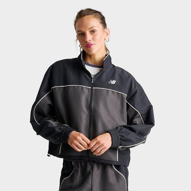 Women's New Balance Trackside Woven Full-Zip Jacket