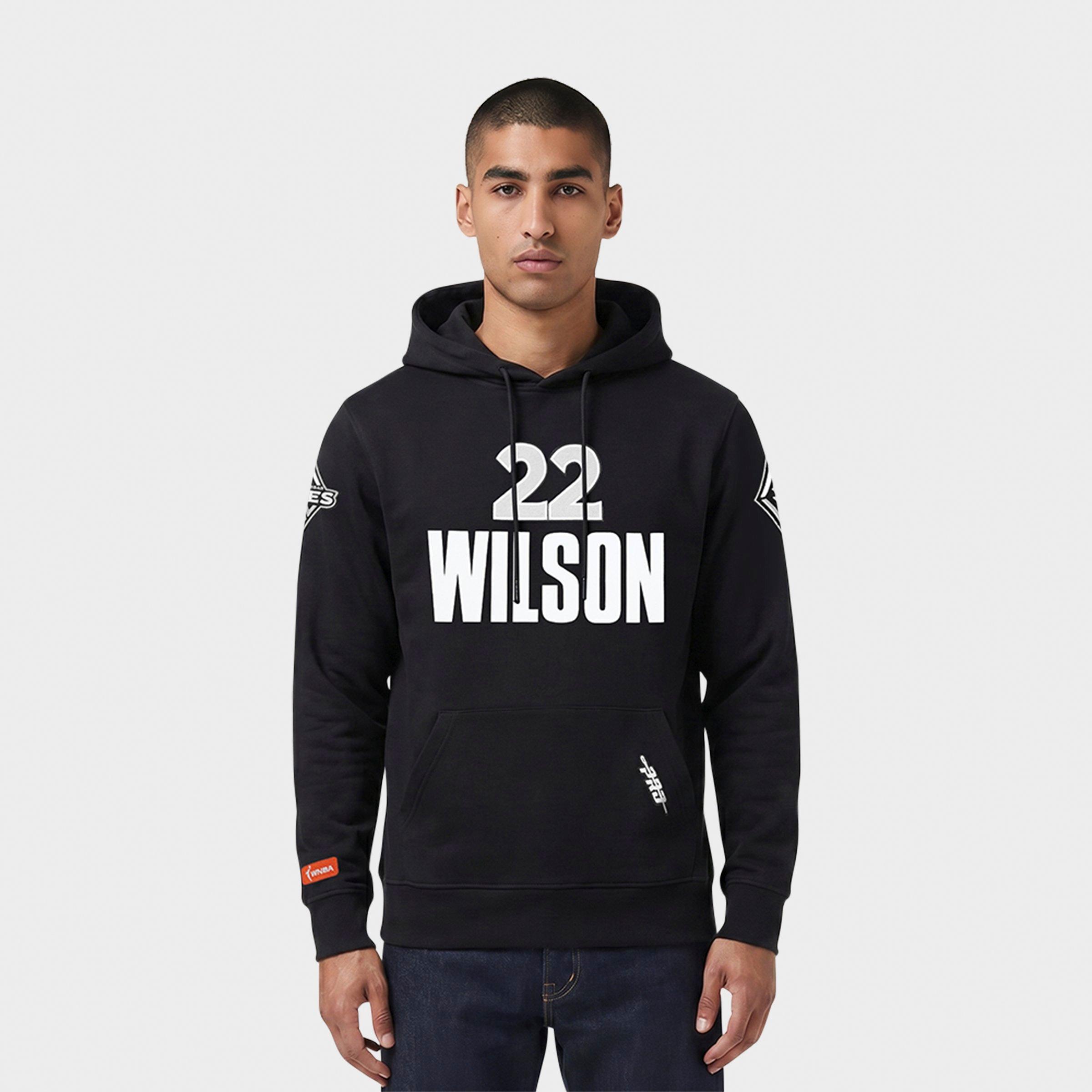 Pro Standard Men's A'ja Wilson Las Vegas Aces WNBA Name and Number Pullover Hoodie