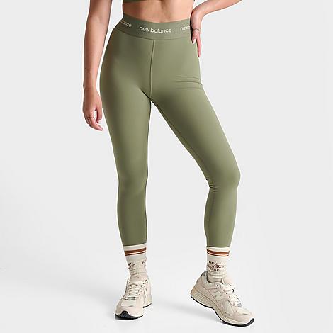 New Balance Women's Sleek High Rise Sport Leggings In Green